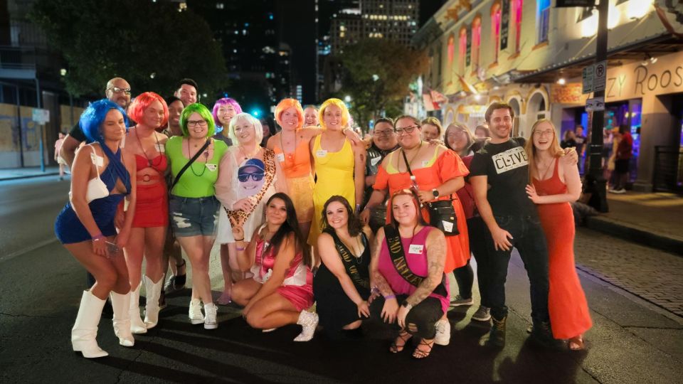 Austin: VIP Bar & Club Crawl w/ Free Shots & Drinking Games - The local bar pair: concert then spirits (40 minutes + 40 minutes)