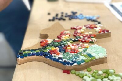 Create unique mosaic art in the heart of East Austin - What the first minutes feel like in a studio made for mosaics