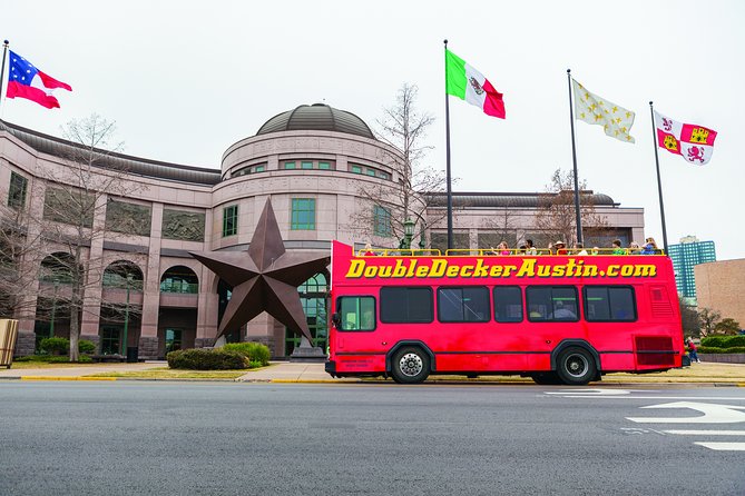Double Decker Austin Single Loop Sightseeing Tour - Austin Visitor Center Start: Your Easy Launch Point on 5th Street