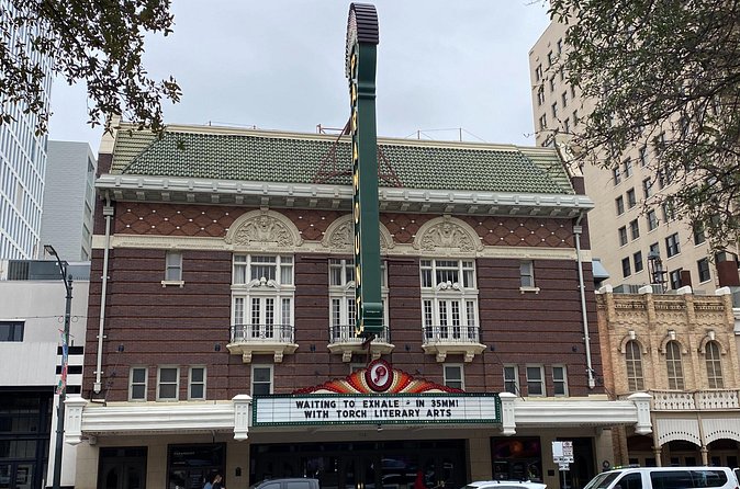 Film Locations & Movie Trivia In Downtown Austin - Stop 4 at the Paramount Theatre: inside-film lore and stars out front